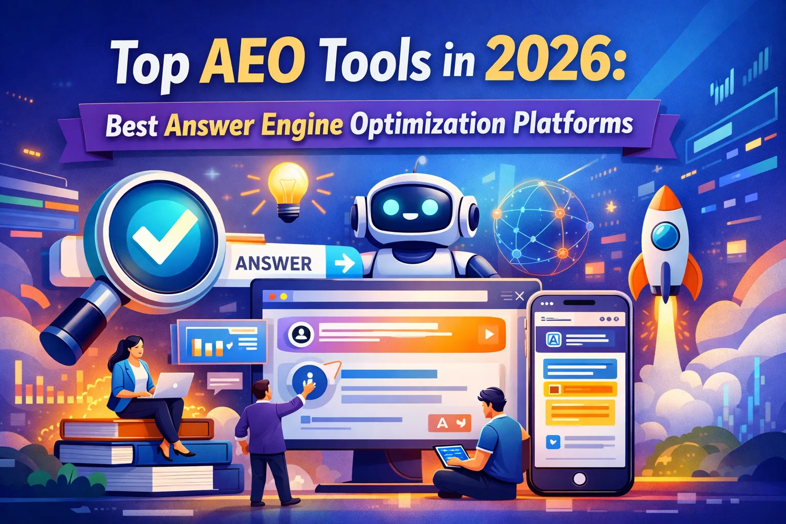Top 12 AEO Tools in 2026: Watchers vs. Movers Compared
